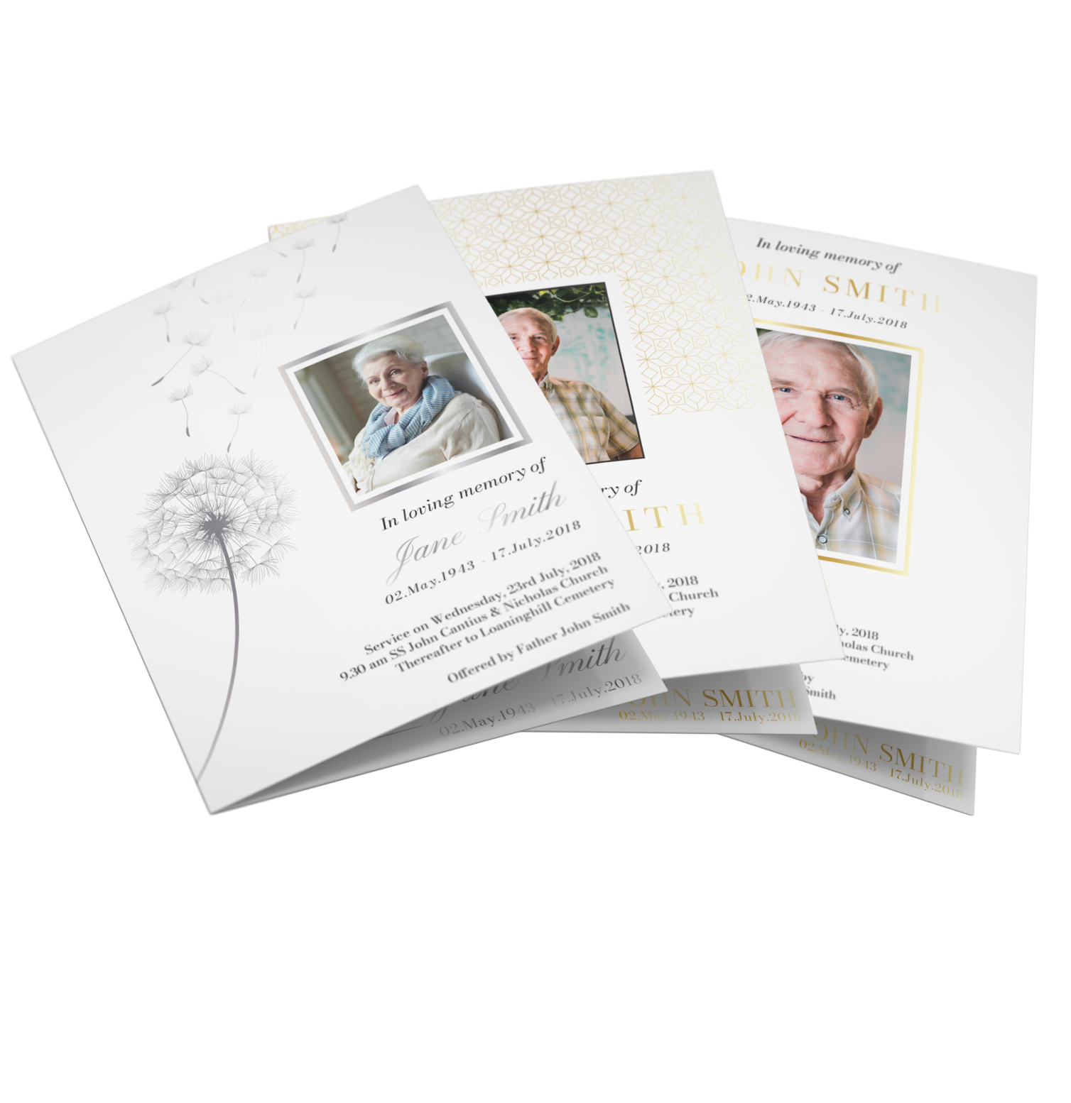 Foiled Elegant Range- Portrait